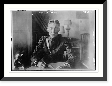Gen. K.J.M. Carson, Historic Print