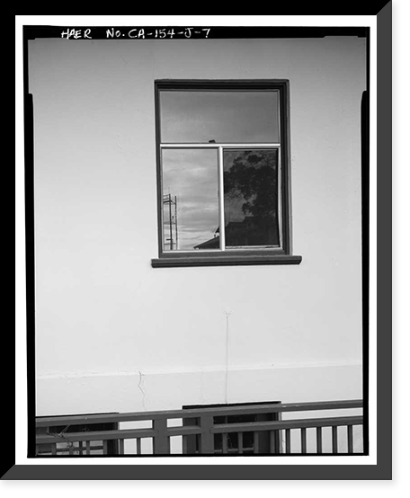 Historic Framed Print, Chollas Heights Naval Radio Transmitting Facility, Chief Operator's Quarters, 6410 Zero Road, San Diego, San Diego County, CA - 7,  17-7/8" x 21-7/8"
