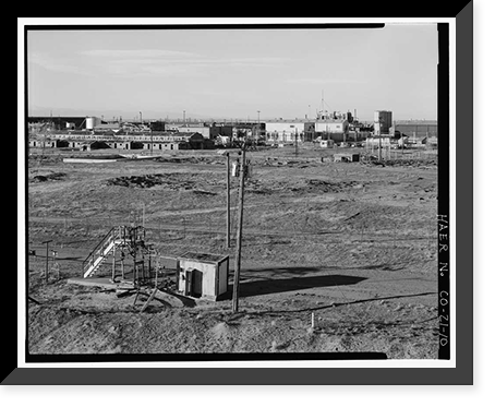 Historic Framed Print, Rocky Mountain Arsenal, Bounded by Ninety-sixth Avenue & Fifty-sixth Avenu, Commerce City, Adams County, CO - 9,  17-7/8" x 21-7/8"