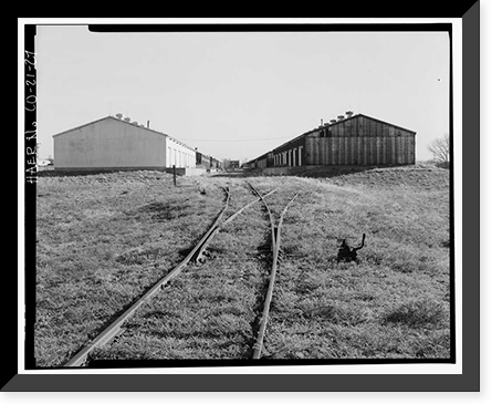 Historic Framed Print, Rocky Mountain Arsenal, Bounded by Ninety-sixth Avenue & Fifty-sixth Avenu, Commerce City, Adams County, CO - 25,  17-7/8" x 21-7/8"