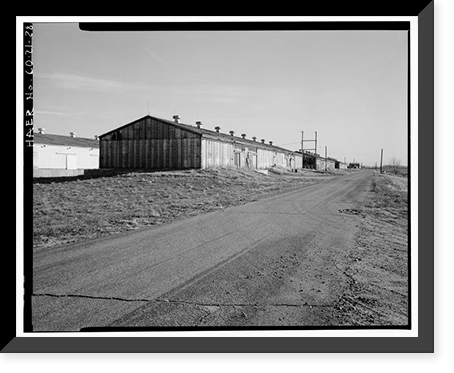 Historic Framed Print, Rocky Mountain Arsenal, Bounded by Ninety-sixth Avenue & Fifty-sixth Avenu, Commerce City, Adams County, CO - 26,  17-7/8" x 21-7/8"