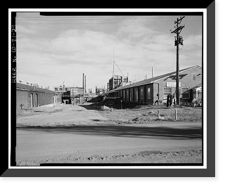 Historic Framed Print, Rocky Mountain Arsenal, Bounded by Ninety-sixth Avenue & Fifty-sixth Avenu, Commerce City, Adams County, CO - 37,  17-7/8" x 21-7/8"
