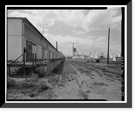 Historic Framed Print, Rocky Mountain Arsenal, Bounded by Ninety-sixth Avenue & Fifty-sixth Avenu, Commerce City, Adams County, CO - 91,  17-7/8" x 21-7/8"