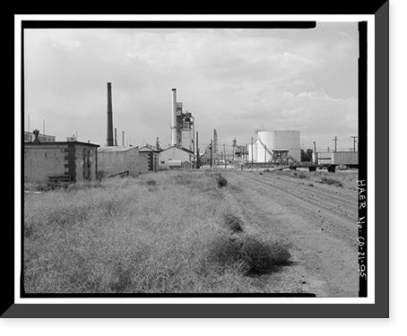 Historic Framed Print, Rocky Mountain Arsenal, Bounded by Ninety-sixth Avenue & Fifty-sixth Avenu, Commerce City, Adams County, CO - 92,  17-7/8" x 21-7/8"