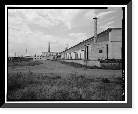 Historic Framed Print, Rocky Mountain Arsenal, Bounded by Ninety-sixth Avenue & Fifty-sixth Avenu, Commerce City, Adams County, CO - 93,  17-7/8" x 21-7/8"