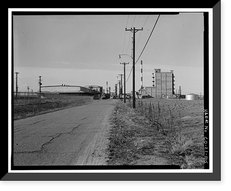 Historic Framed Print, Rocky Mountain Arsenal, Bounded by Ninety-sixth Avenue & Fifty-sixth Avenu, Commerce City, Adams County, CO - 102,  17-7/8" x 21-7/8"