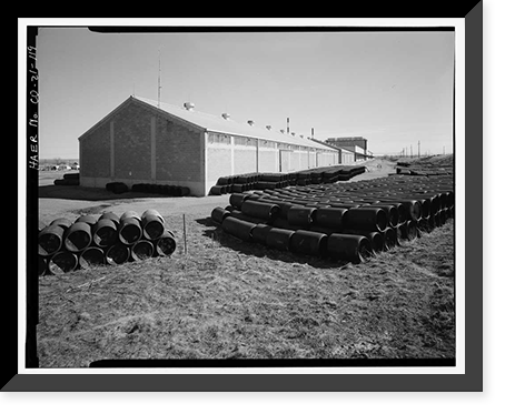 Historic Framed Print, Rocky Mountain Arsenal, Bounded by Ninety-sixth Avenue & Fifty-sixth Avenu, Commerce City, Adams County, CO - 116,  17-7/8" x 21-7/8"