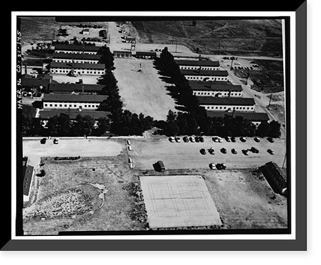 Historic Framed Print, Rocky Mountain Arsenal, Bounded by Ninety-sixth Avenue & Fifty-sixth Avenu, Commerce City, Adams County, CO - 142,  17-7/8" x 21-7/8"