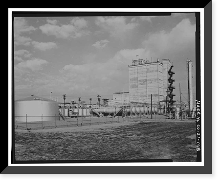 Historic Framed Print, Rocky Mountain Arsenal, Bounded by Ninety-sixth Avenue & Fifty-sixth Avenu, Commerce City, Adams County, CO - 145,  17-7/8" x 21-7/8"