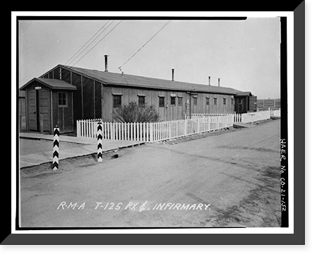 Historic Framed Print, Rocky Mountain Arsenal, Bounded by Ninety-sixth Avenue & Fifty-sixth Avenu, Commerce City, Adams County, CO - 149,  17-7/8" x 21-7/8"