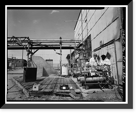 Historic Framed Print, Rocky Mountain Arsenal, Crude Mustard & Aldrin Manufacturing, 1200 feet South of December Seventh Avenue; 600 fe, Commerce City, Adams County, CO,  17-7/8" x 21-7/8"