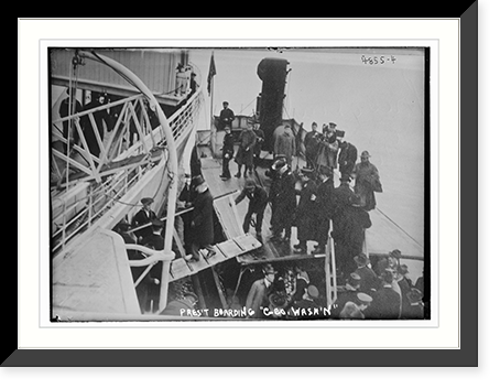 Historic Framed Print, Wilson on GEO.WASH. - 2,  17-7/8" x 21-7/8"