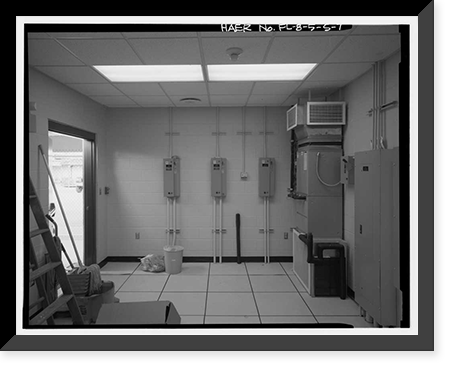Historic Framed Print, Cape Canaveral Air Station, Launch Complex 17, Facility 28425, East end of Lighthouse Road, Cape Canaveral, Brevard County, FL - 7,  17-7/8" x 21-7/8"