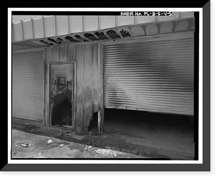 Historic Framed Print, Cape Canaveral Air Station, Launch Complex 17, Facility 36009, East end of Lighthouse Road, Cape Canaveral, Brevard County, FL - 5,  17-7/8" x 21-7/8"