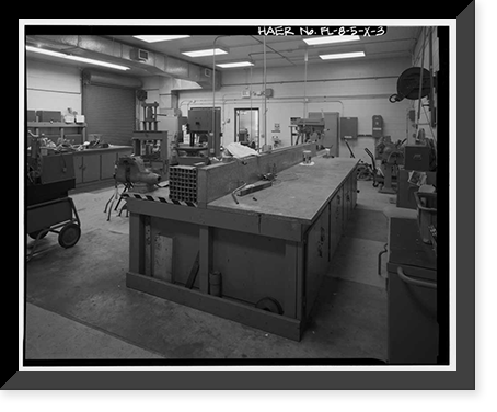 Historic Framed Print, Cape Canaveral Air Station, Launch Complex 17, Facility 28420, East end of Lighthouse Road, Cape Canaveral, Brevard County, FL - 3,  17-7/8" x 21-7/8"
