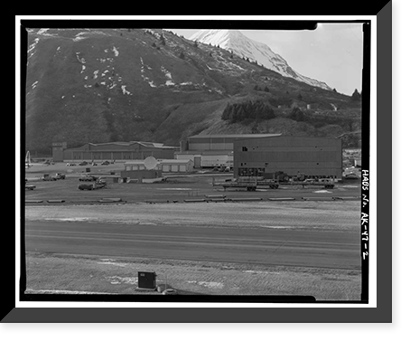 Historic Framed Print, Kodiak Naval Operating Base, U.S. Coast Guard Station, Kodiak, Kodiak Island Borough, AK - 2,  17-7/8" x 21-7/8"