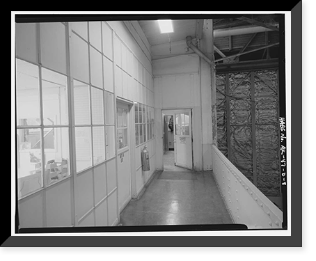 Historic Framed Print, Kodiak Naval Operating Base, Hangar, U.S. Coast Guard Station, Kodiak, Kodiak Island Borough, AK - 8,  17-7/8" x 21-7/8"
