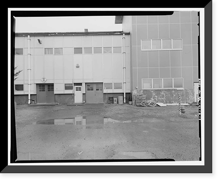 Historic Framed Print, Kodiak Naval Operating Base, Hangar, U.S. Coast Guard Station, Kodiak, Kodiak Island Borough, AK - 9,  17-7/8" x 21-7/8"