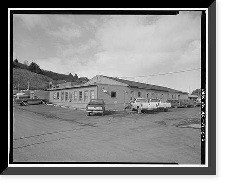 Historic Framed Print, Kodiak Naval Operating Base, Offices, U.S. Coast Guard Station, Kodiak, Kodiak Island Borough, AK - 2,  17-7/8" x 21-7/8"
