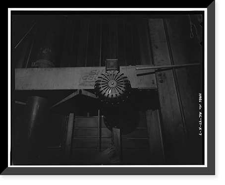Historic Framed Print, Kodiak Naval Operating Base, Aircraft Storehouse, U.S. Coast Guard Station, Kodiak, Kodiak Island Borough, AK - 7,  17-7/8" x 21-7/8"