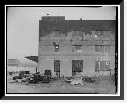 Historic Framed Print, Kodiak Naval Operating Base, General Storehouse, U.S. Coast Guard Station, Kodiak, Kodiak Island Borough, AK - 5,  17-7/8" x 21-7/8"