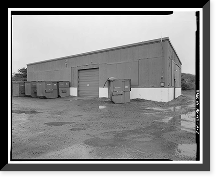 Historic Framed Print, Kodiak Naval Operating Base, Small Shop, U.S. Coast Guard Station, Kodiak, Kodiak Island Borough, AK - 5,  17-7/8" x 21-7/8"