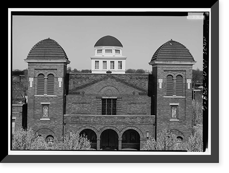 Historic Framed Print, Sixteenth Street Baptist Church, 1530 Sixth Avenue North, Birmingham, Jefferson County, AL - 6,  17-7/8" x 21-7/8"