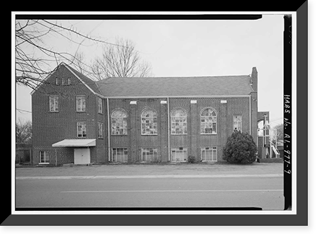 Historic Framed Print, Bethel Baptist Church, 3233 Twenty-ninth Avenue, North, Birmingham, Jefferson County, AL - 5,  17-7/8" x 21-7/8"