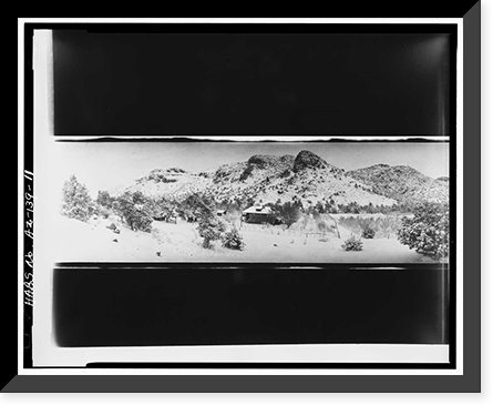 Historic Framed Print, Faraway Ranch, Willcox vicinity, Cochise County, AZ - 11,  17-7/8" x 21-7/8"