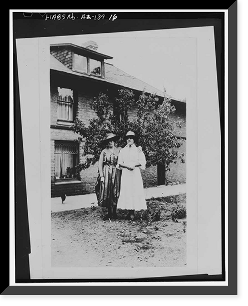 Historic Framed Print, Faraway Ranch, Willcox vicinity, Cochise County, AZ - 16,  17-7/8" x 21-7/8"