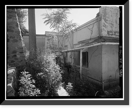 Historic Framed Print, Clifton Town Hall, Park Avenue, Clifton, Greenlee County, AZ - 8,  17-7/8" x 21-7/8"