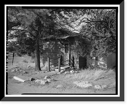 Historic Framed Print, Bright Angel Lodge, Cabin No. 6168-6169, Grand Canyon Village, South Rim, Grand Canyon National Park, Coconino County, AZ,  17-7/8" x 21-7/8"