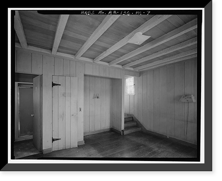 Historic Framed Print, Bright Angel Lodge, Cabin No. 6194-6195, Grand Canyon Village, South Rim, Grand Canyon National Park, Coconino County, AZ - 7,  17-7/8" x 21-7/8"