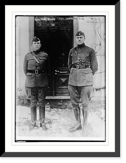 Gen. Mark Hersey, Capt Hamilton Fish, Antique Wall Art