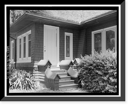 Historic Framed Print, Mare Island Naval Shipyard, St. Peter's Chapel, Walnut Street & Cedar Parkway, Vallejo, Solano County, CA - 15,  17-7/8" x 21-7/8"