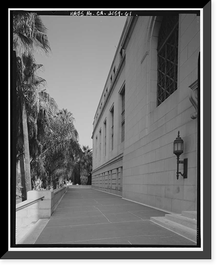 Historic Framed Print, Los Angeles City Hall, 200 North Spring Street, Los Angeles, Los Angeles County, CA - 45,  17-7/8" x 21-7/8"