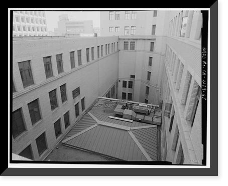 Historic Framed Print, Los Angeles City Hall, 200 North Spring Street, Los Angeles, Los Angeles County, CA - 49,  17-7/8" x 21-7/8"