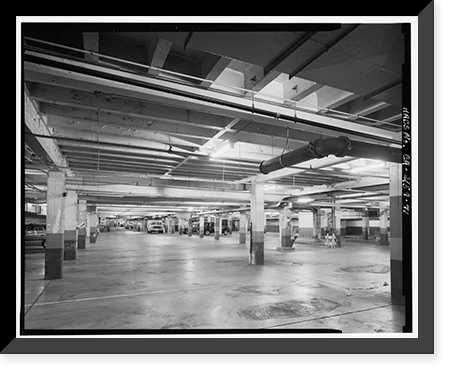 Historic Framed Print, Los Angeles City Hall, 200 North Spring Street, Los Angeles, Los Angeles County, CA - 55,  17-7/8" x 21-7/8"