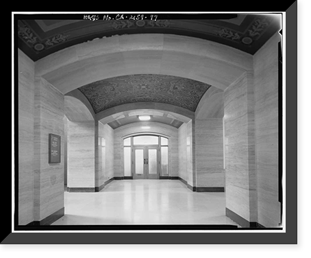 Historic Framed Print, Los Angeles City Hall, 200 North Spring Street, Los Angeles, Los Angeles County, CA - 81,  17-7/8" x 21-7/8"