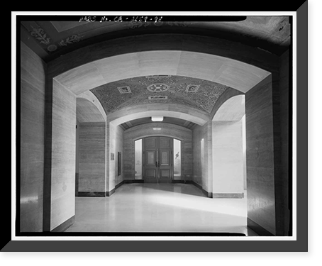Historic Framed Print, Los Angeles City Hall, 200 North Spring Street, Los Angeles, Los Angeles County, CA - 82,  17-7/8" x 21-7/8"