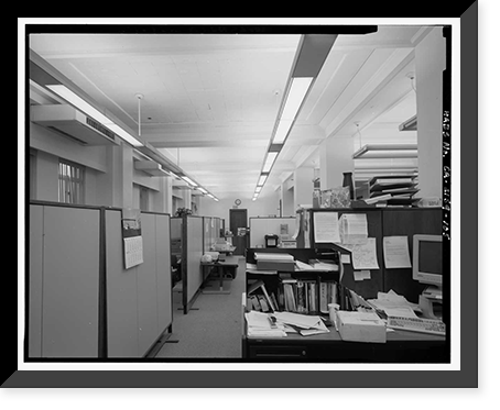 Historic Framed Print, Los Angeles City Hall, 200 North Spring Street, Los Angeles, Los Angeles County, CA - 89,  17-7/8" x 21-7/8"