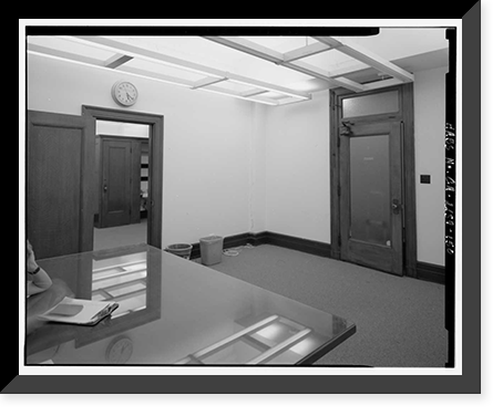 Historic Framed Print, Los Angeles City Hall, 200 North Spring Street, Los Angeles, Los Angeles County, CA - 134,  17-7/8" x 21-7/8"