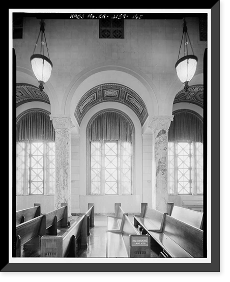 Historic Framed Print, Los Angeles City Hall, 200 North Spring Street, Los Angeles, Los Angeles County, CA - 149,  17-7/8" x 21-7/8"