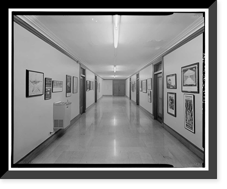 Historic Framed Print, Los Angeles City Hall, 200 North Spring Street, Los Angeles, Los Angeles County, CA - 155,  17-7/8" x 21-7/8"