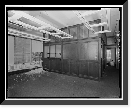 Historic Framed Print, Los Angeles City Hall, 200 North Spring Street, Los Angeles, Los Angeles County, CA - 210,  17-7/8" x 21-7/8"