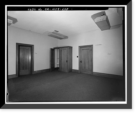 Historic Framed Print, Los Angeles City Hall, 200 North Spring Street, Los Angeles, Los Angeles County, CA - 222,  17-7/8" x 21-7/8"