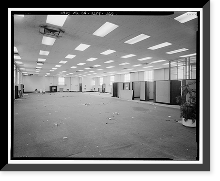 Historic Framed Print, Los Angeles City Hall, 200 North Spring Street, Los Angeles, Los Angeles County, CA - 250,  17-7/8" x 21-7/8"