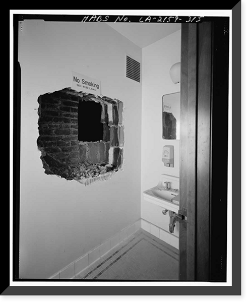 Historic Framed Print, Los Angeles City Hall, 200 North Spring Street, Los Angeles, Los Angeles County, CA - 299,  17-7/8" x 21-7/8"
