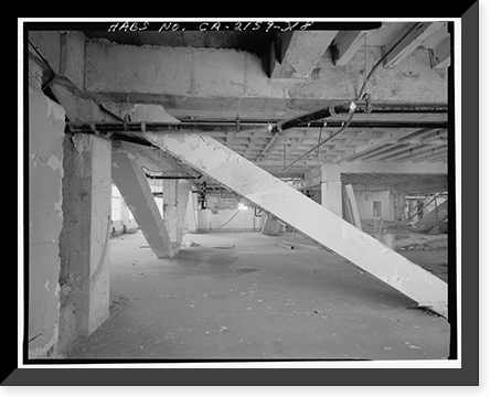 Historic Framed Print, Los Angeles City Hall, 200 North Spring Street, Los Angeles, Los Angeles County, CA - 302,  17-7/8" x 21-7/8"