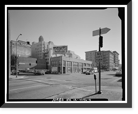 Historic Framed Print, John Breuner & Company Building, 1515 Clay Street, Oakland, Alameda County, CA - 5,  17-7/8" x 21-7/8"